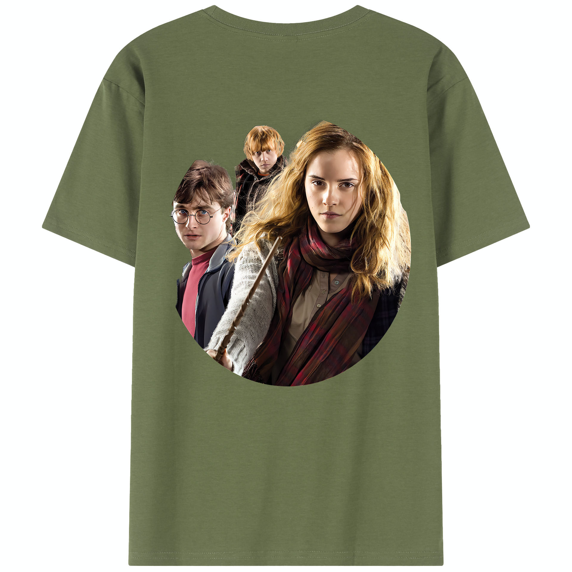 （画像用） Harry Potter ハリー・ポッターシリーズ 綿100％半袖Tシャツ（背面プリント）
